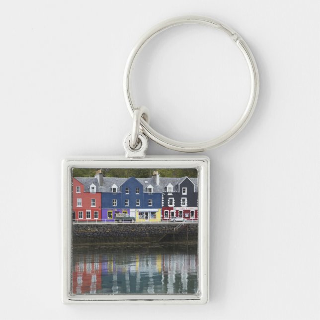 Waterfront, Tobermory, Isle of Mull, Scotland, Key Ring (Front)