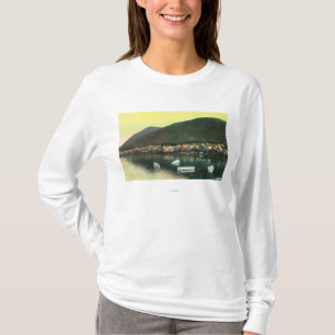 Waterfront View of Indian TownSitka, AK T-Shirt