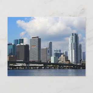 Waterfront view of Miami Postcard