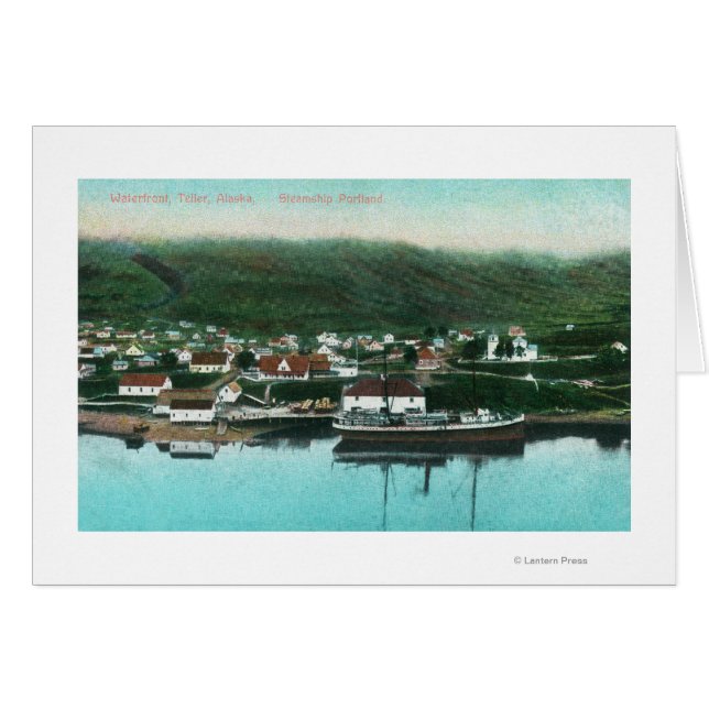 Waterfront View of the City and Steamer (Front Horizontal)