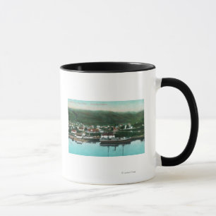 Waterfront View of the City and Steamer Mug