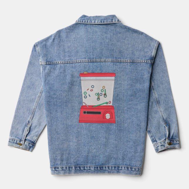 Waterful Ring Toss Denim Jacket (Back)