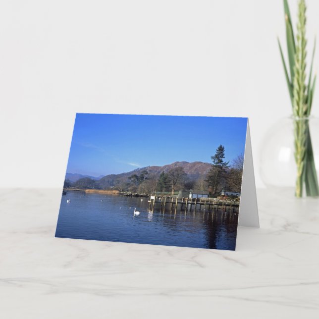 Waterhead Windermere England Thank You Card (Front)