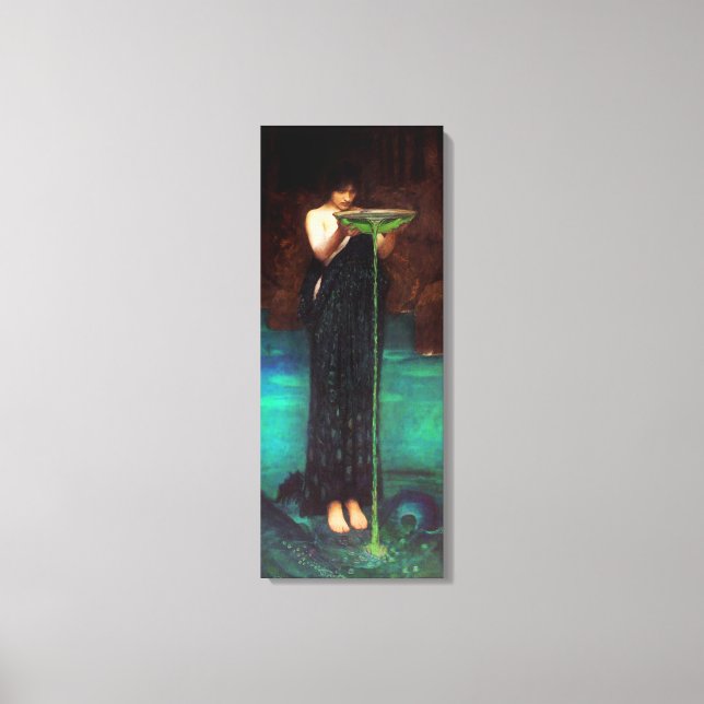 Waterhouse Circe Invidiosa Canvas Poster (Front)