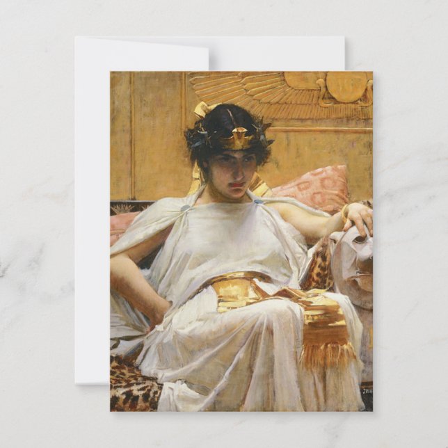 Waterhouse Cleopatra Invitations (Front)