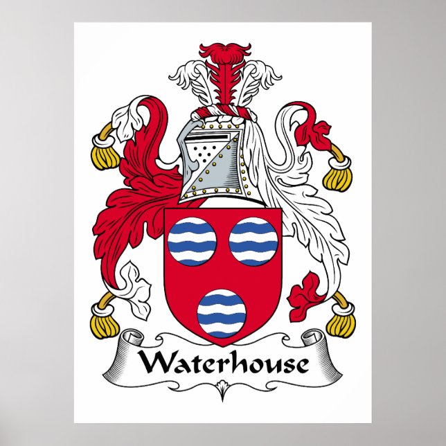 Waterhouse Family Crest Poster (Front)