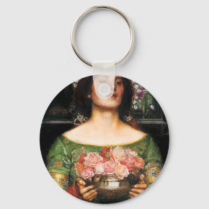 Waterhouse Gather Ye Rosebuds Key Chain