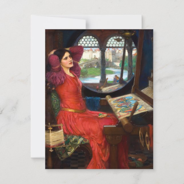Waterhouse I Am Half-Sick of Shadows Card (Front)