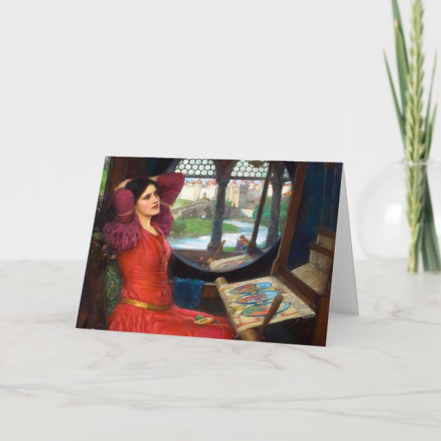 Waterhouse I Am Half-Sick of Shadows Card (Front)