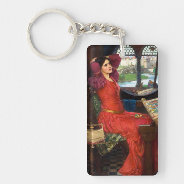 Waterhouse I Am Half-Sick of Shadows Key Ring (Front)