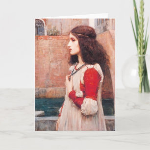 Waterhouse Juliet Greeting Card
