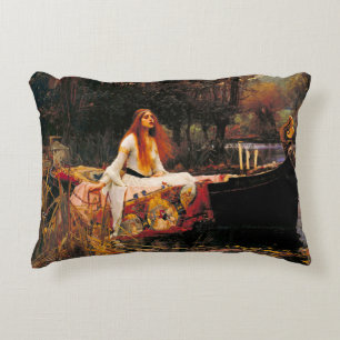 Waterhouse Lady of Shalott Decorative Cushion