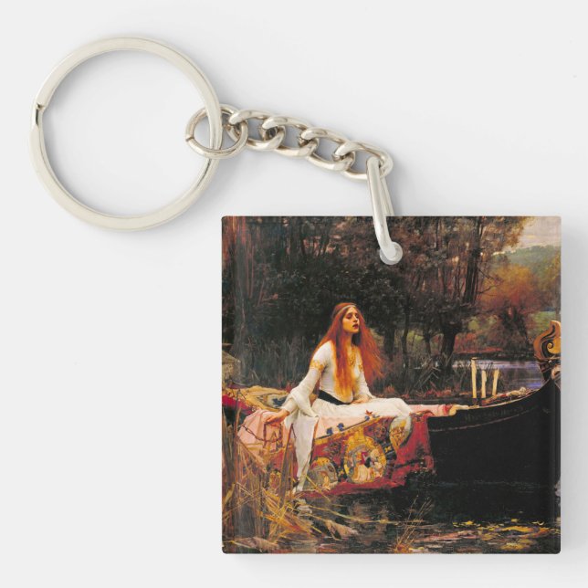 Waterhouse Lady of Shalott Key Ring (Front)