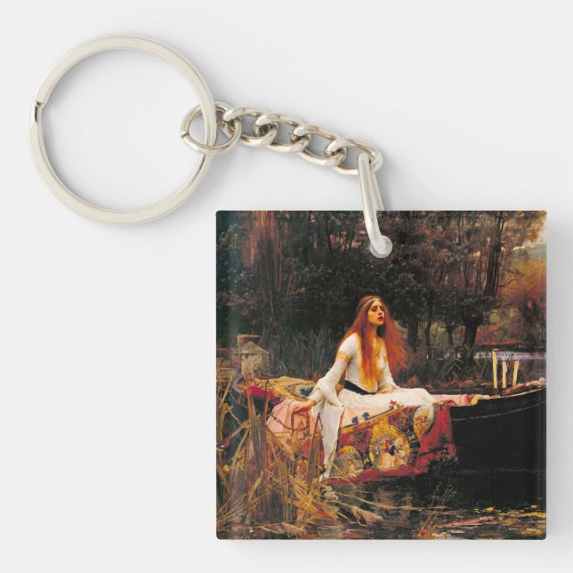 Waterhouse Lady of Shalott Key Ring (Front)