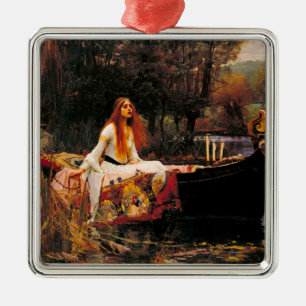 Waterhouse Lady of Shalott Metal Tree Decoration