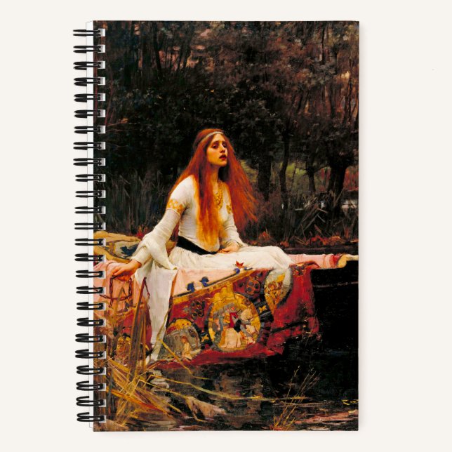 Waterhouse Lady of Shalott Notebook (Front)