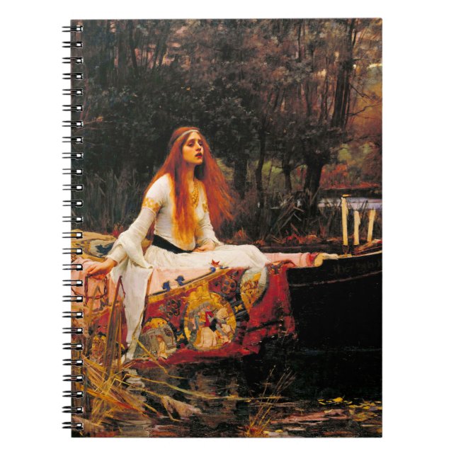 Waterhouse Lady of Shalott Notebook (Front)