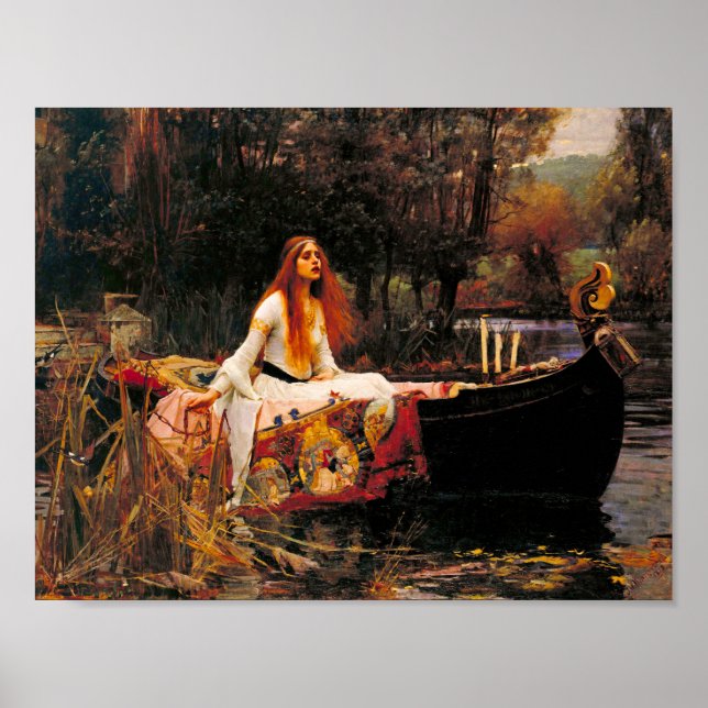Waterhouse Lady of Shalott Poster (Front)