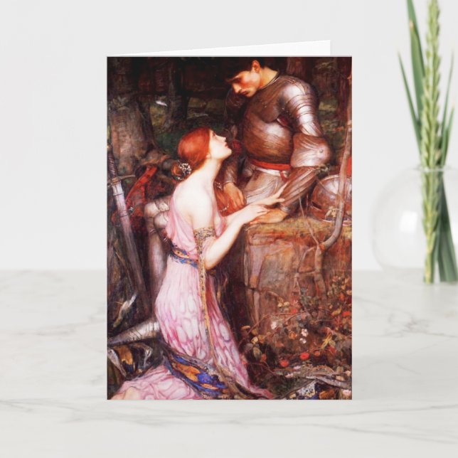 Waterhouse Lamia and the Soldier Greeting Card (Front)