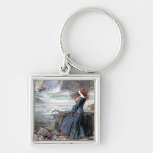 Waterhouse miranda the tempest woman ship wreck key ring