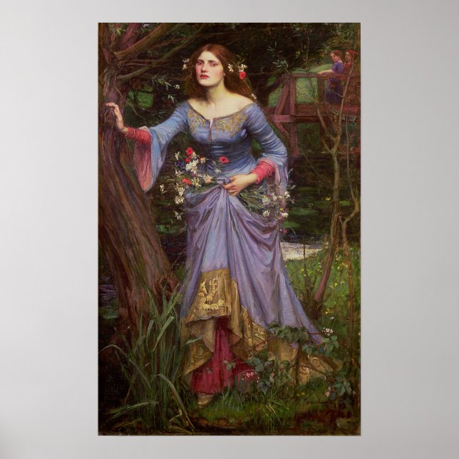 Waterhouse - Ophelia 1910 Poster (Front)