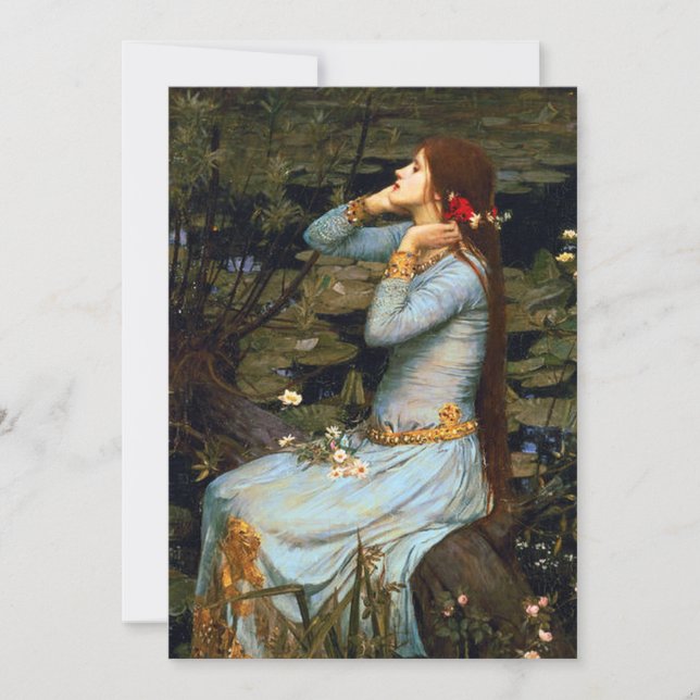 Waterhouse Ophelia Invitations (Front)