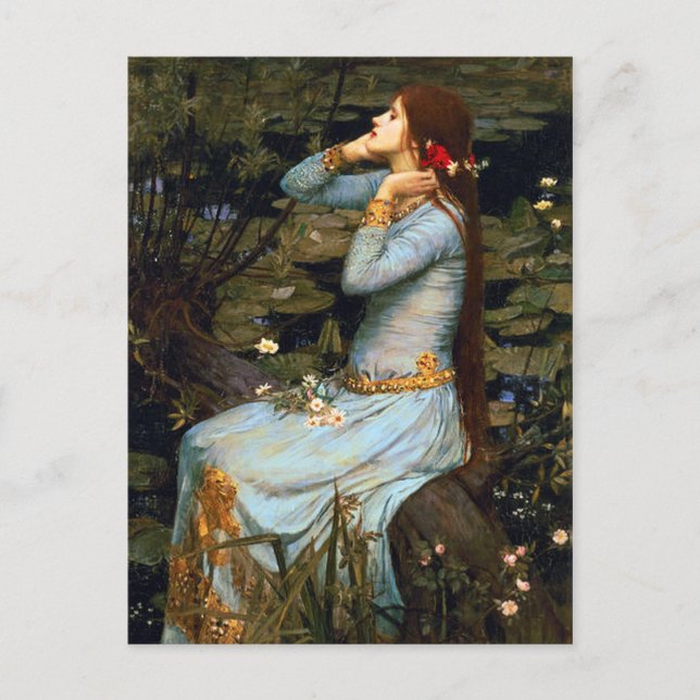 Waterhouse Ophelia Postcard (Front)