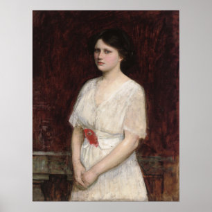 Waterhouse - Portrait Of Miss Claire Kenworthy Poster