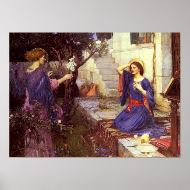 Waterhouse - The Annunciation Poster (Front)