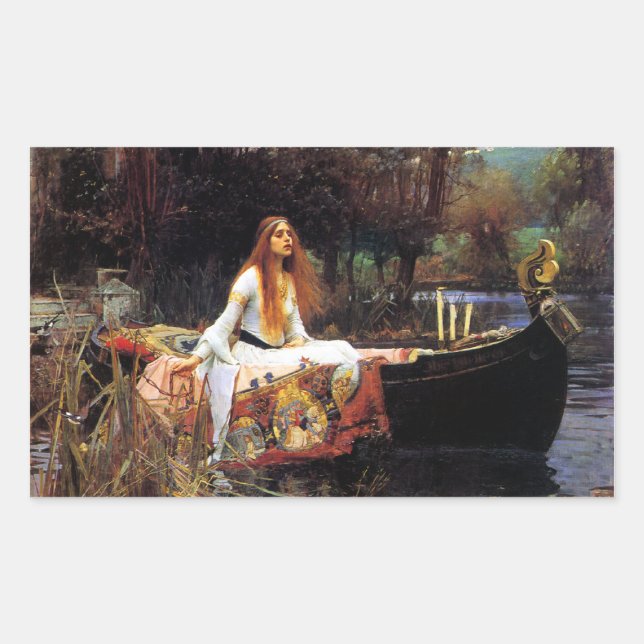 Waterhouse The Lady of Shalott Stickers (Front)