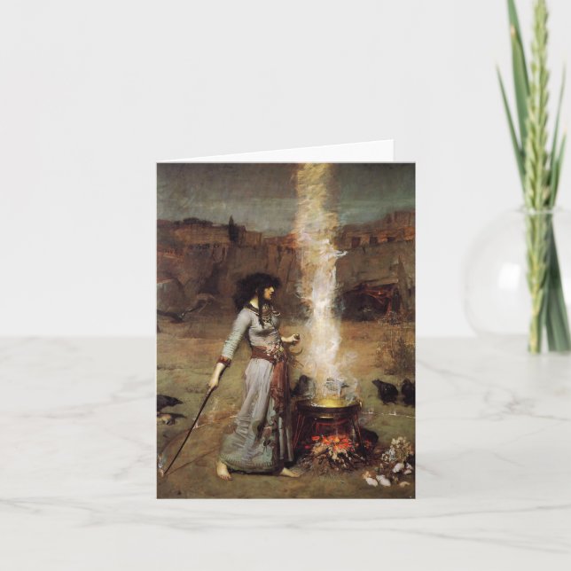 Waterhouse The Magic Circle Note Card (Front)