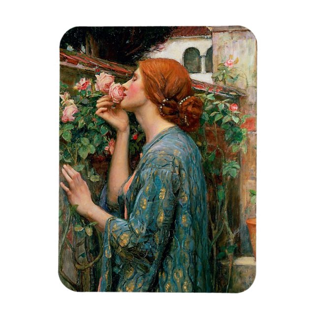 Waterhouse The Soul of the Rose Magnet (Vertical)