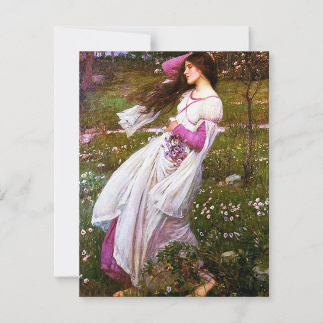 Waterhouse Windflowers Invitations (Front)