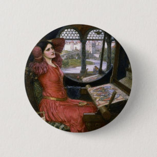Waterhouse's Lady of Shalott 6 Cm Round Badge