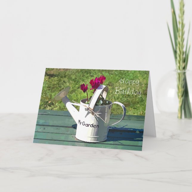 WATERING CAN CARD (Front)