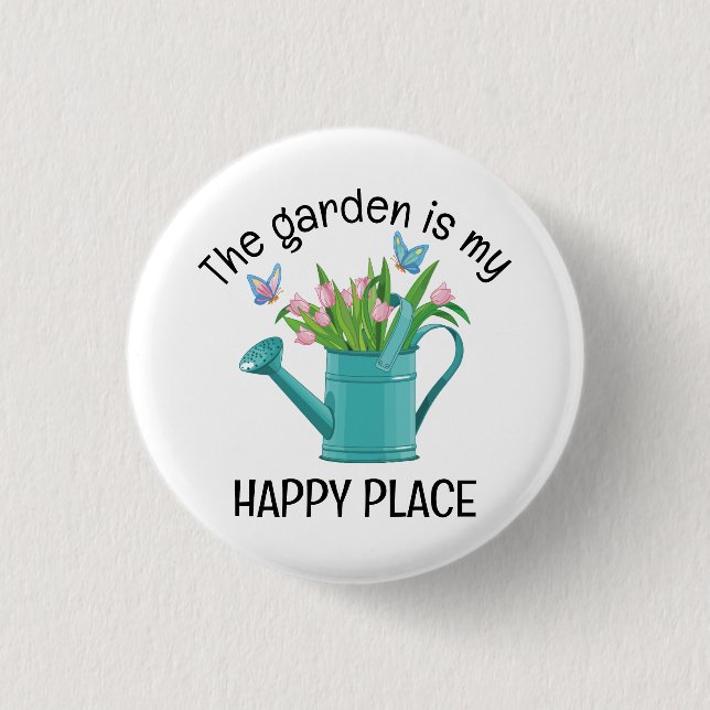 Watering Can Gardening  3 Cm Round Badge (Front)