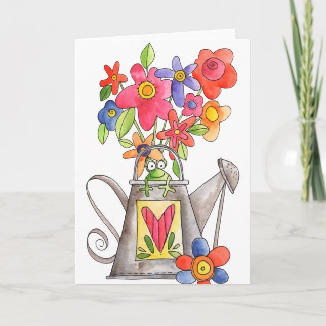 Watering Can - Note Card (Front)