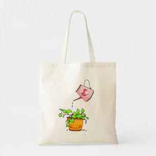 Watering Love, Happy Houseplant Tote Bag