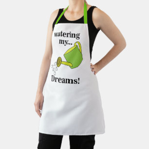 Watering My Dreams Watering Can Apron