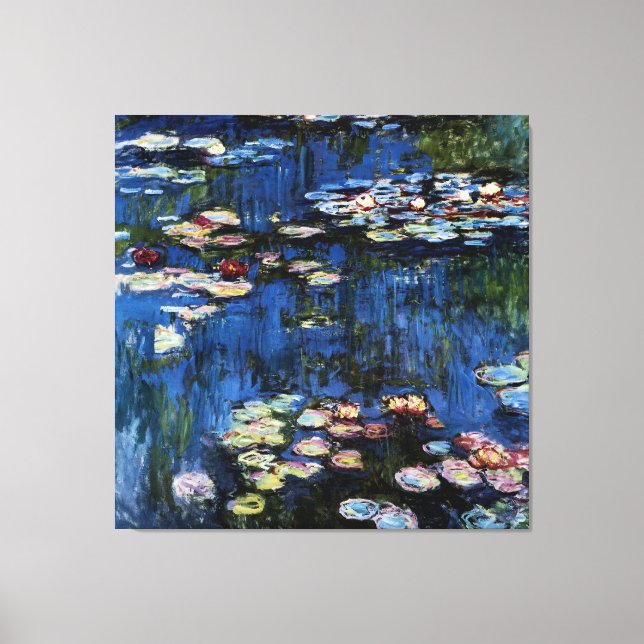 Waterlilies; 1914 by Monet Canvas Print (Front)