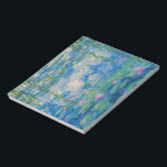 Waterlilies, 1916-1919 by Claude Monet Notepad<br><div class="desc">Claude Monet - Waterlilies,  1916-1919. Oscar-Claude Monet (1840-1926) was a French painter and founder of impressionist painting who is seen as a key precursor to modernism,  especially in his attempts to paint nature as he perceived it.</div>