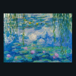 Waterlilies, 1916-1919 by Claude Monet Poster<br><div class="desc">Claude Monet - Waterlilies,  1916-1919. Oscar-Claude Monet (1840-1926) was a French painter and founder of impressionist painting who is seen as a key precursor to modernism,  especially in his attempts to paint nature as he perceived it.</div>