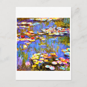 Waterlilies by Claude Monet - Art Post Card