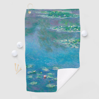Waterlilies by Claude Monet Fine Art Painting Golf Towel