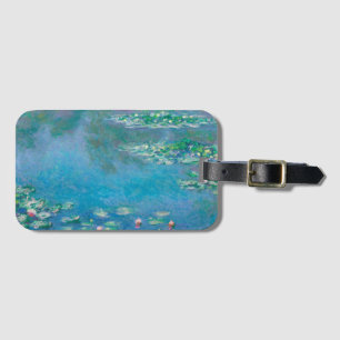 Waterlilies by Claude Monet Fine Art Painting Luggage Tag