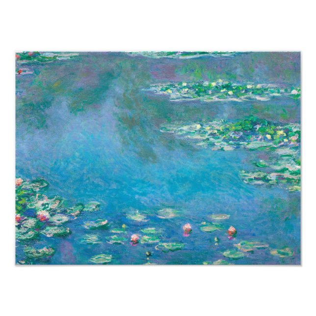Waterlilies by Claude Monet Fine Art Painting Photo Print (Front)
