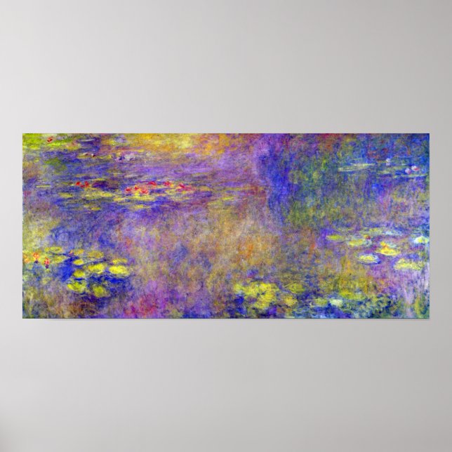 Waterlilies by Claude Monet Poster (Front)