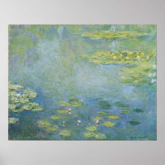 Waterlilies by Claude Monet Poster (Front)