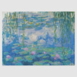 Waterlilies by Claude Monet Tissue Paper<br><div class="desc">Claude Monet - Waterlilies,  1916-1919. Oscar-Claude Monet (1840-1926) was a French painter and founder of impressionist painting who is seen as a key precursor to modernism,  especially in his attempts to paint nature as he perceived it.</div>
