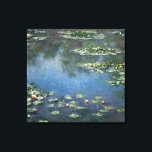 Waterlilies by Claude Monet, Vintage Flowers Canvas Print<br><div class="desc">Water Lilies (1906) by Claude Monet is a vintage impressionism fine art landscape floral painting. It is one of many variations of water lily paintings that Monet painted in his flower garden in Giverny, France. Waterlily flowers in a spring season pond. About the artist: Claude Monet (1840-1926) was a founder...</div>